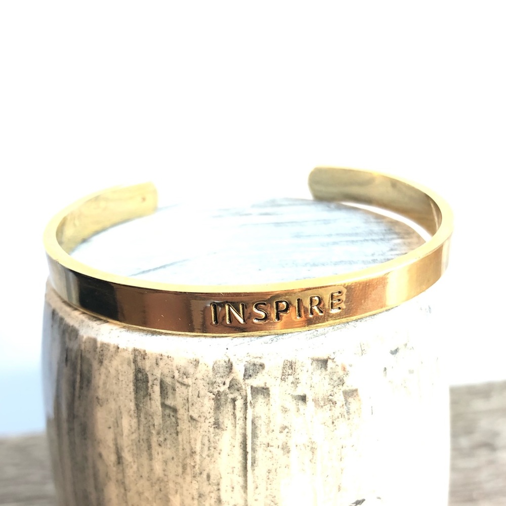 KITSCH 🌟 Gold Plated “INSPIRE” Bracelet 🌟